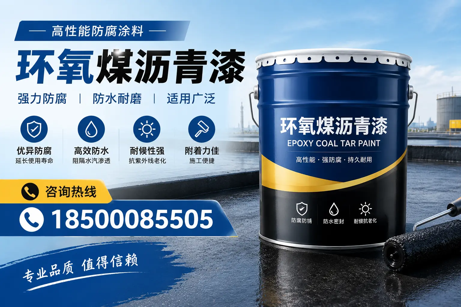 环氧煤沥青漆的主要成分与功能,海沧用户深度了解